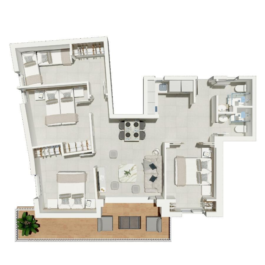 בנידורם Mara Boutique Apartments מראה חיצוני תמונה